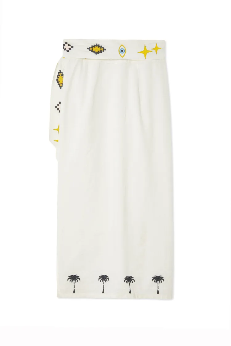 Cream Sunshine Jaspre Skirt