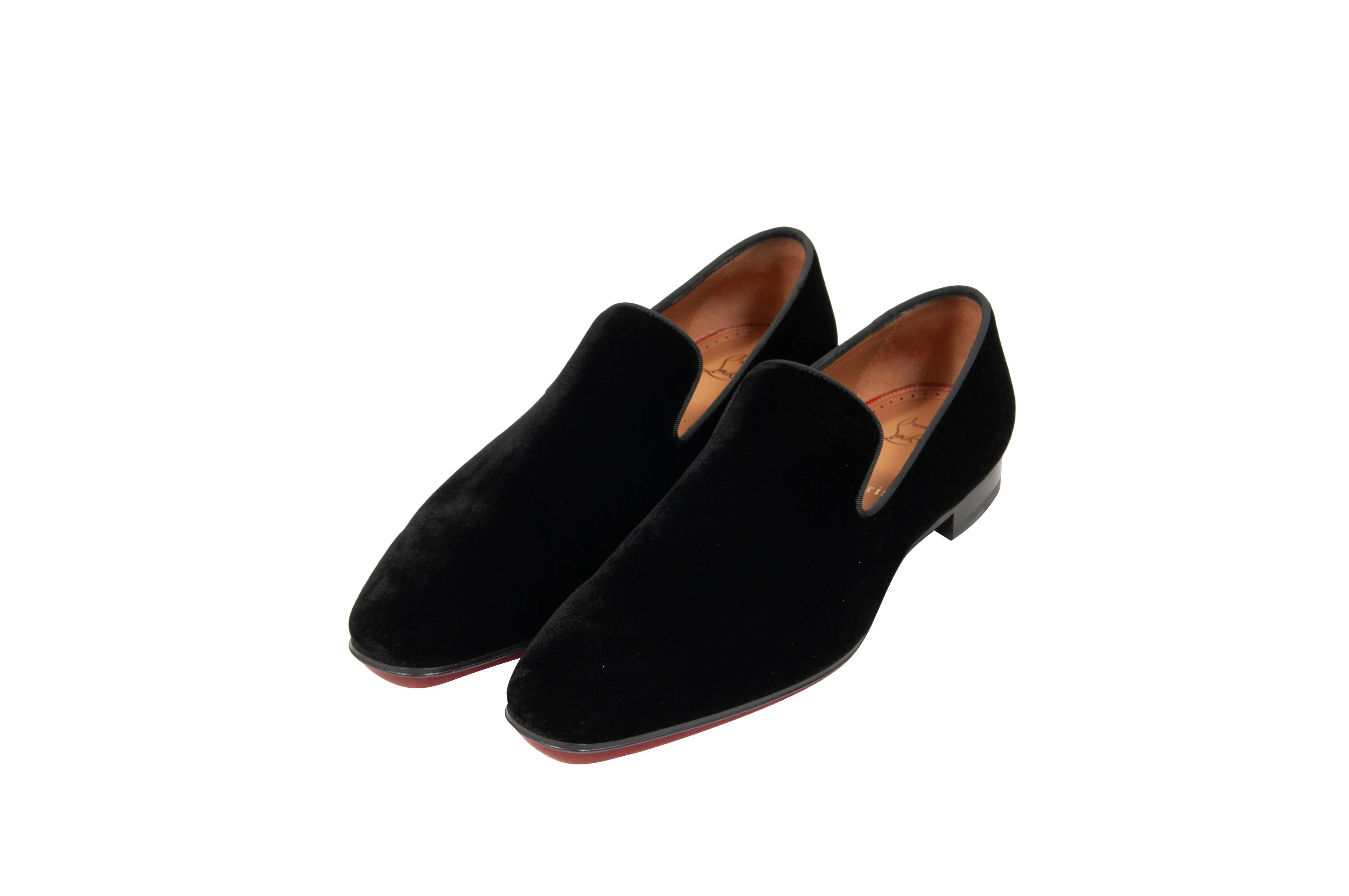 Dandelion Flat Velvet Loafers (Black)