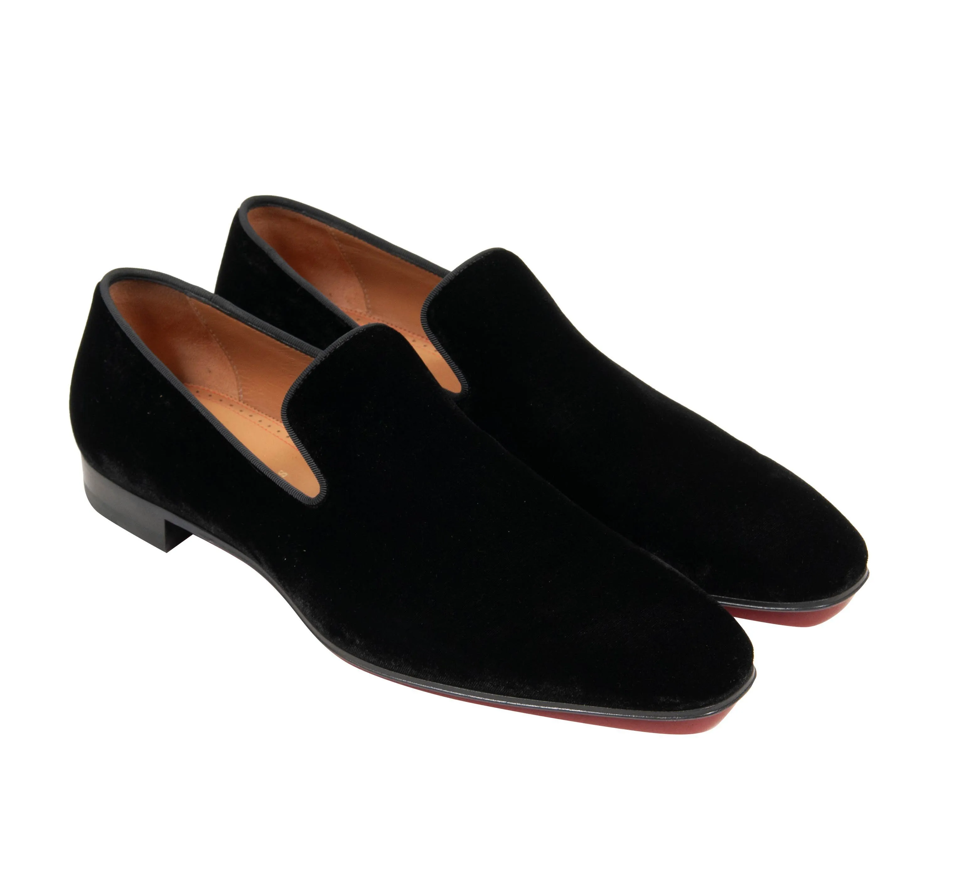 Dandelion Flat Velvet Loafers (Black)