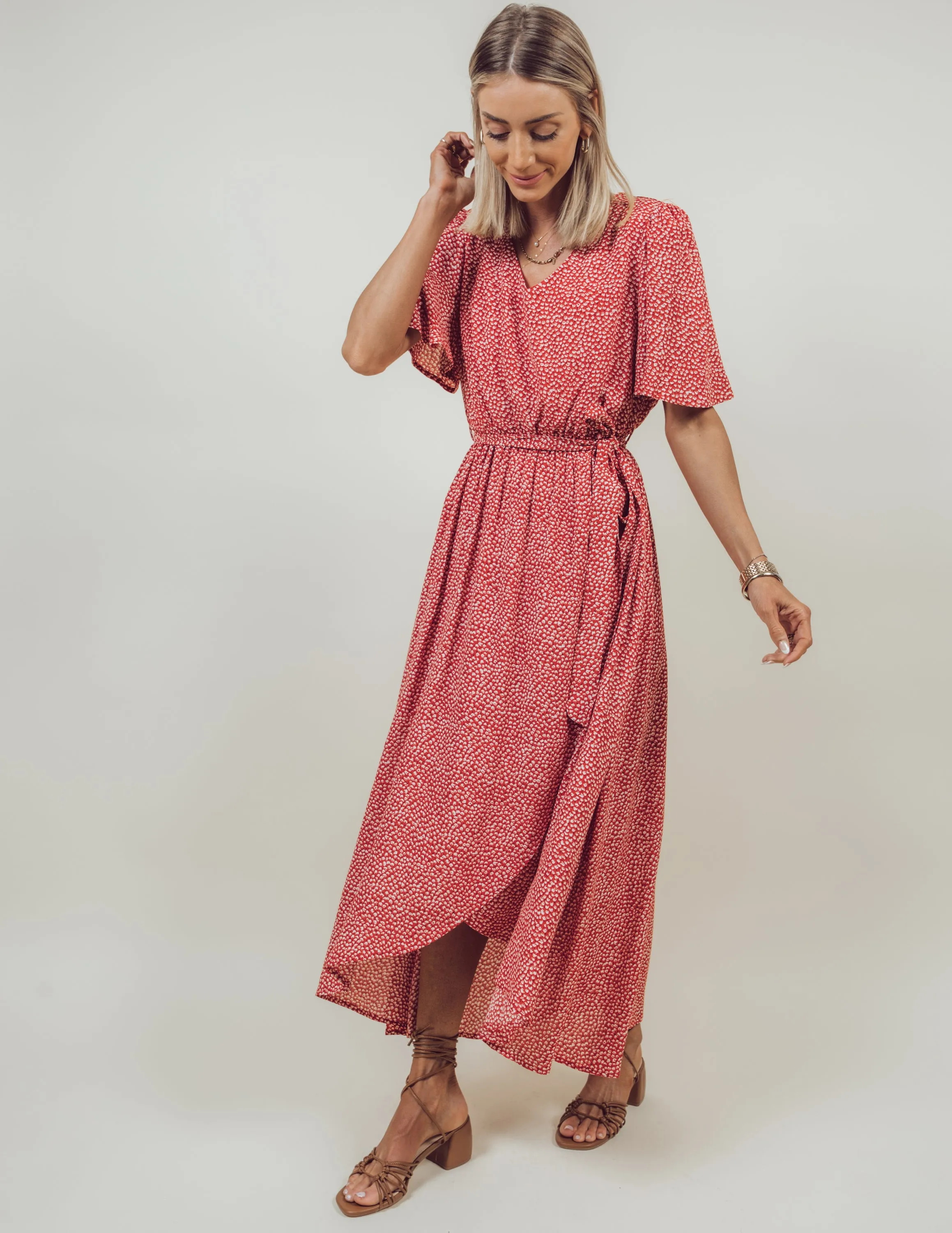 Delilah Printed Wrap Dress