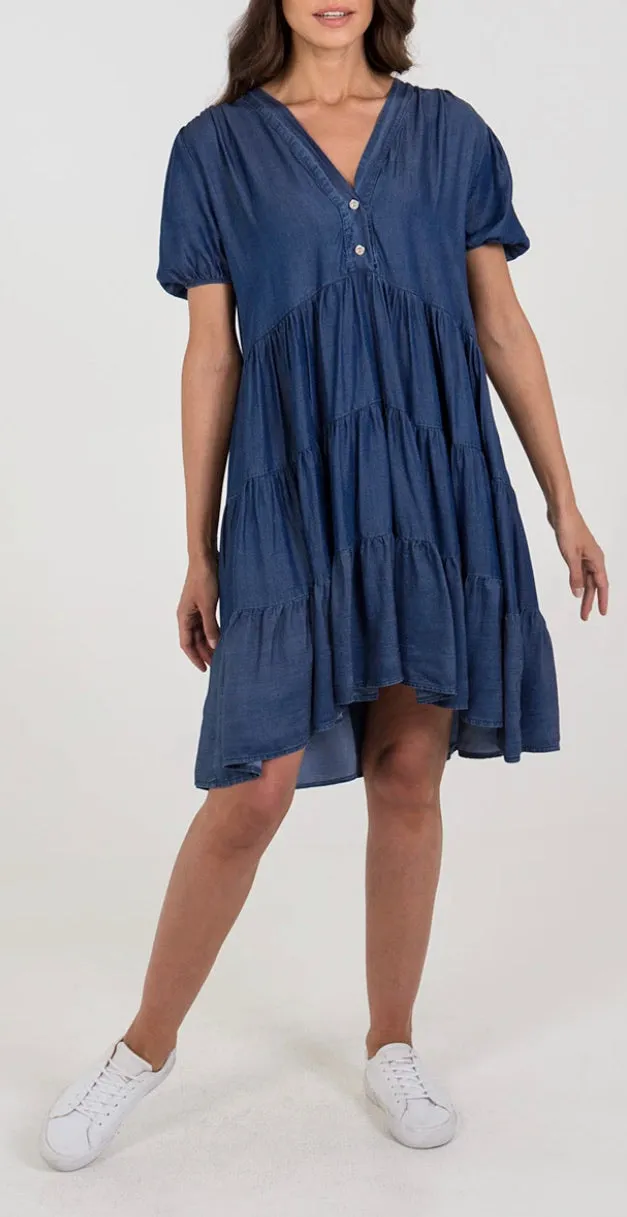 Denim Smock Dress