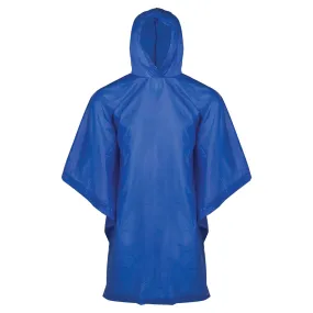 Diamondback PNC-01-L Poncho, One-Size, PVC, Blue, Hooded Collar