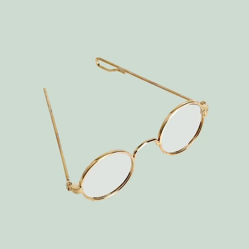 Dolls Glasses - Gold Rim