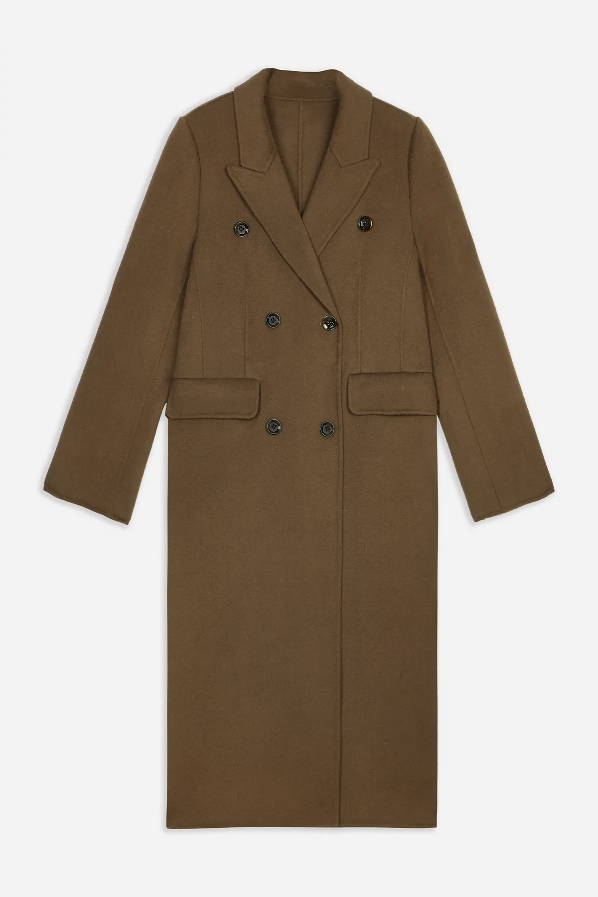 Double Faced Wool Dinner Coat - Brown