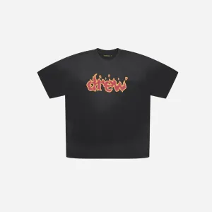 DREW HOUSE LIT DREW T-SHIRT FADED BLACK