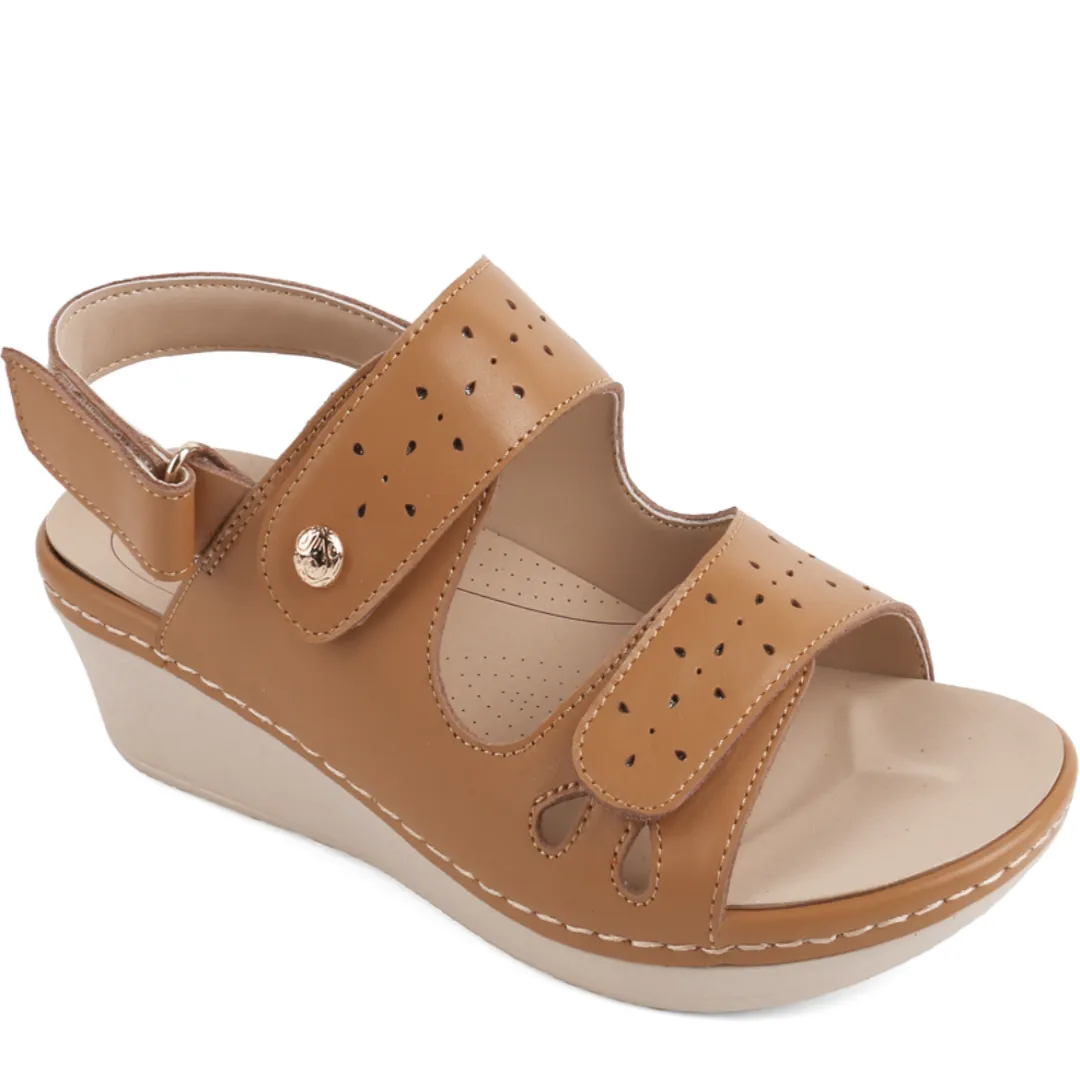 DR.KONG WOMEN REMOVABLE INSOLE SANDALS DK-S8000424E3-BRN(RP : $189)