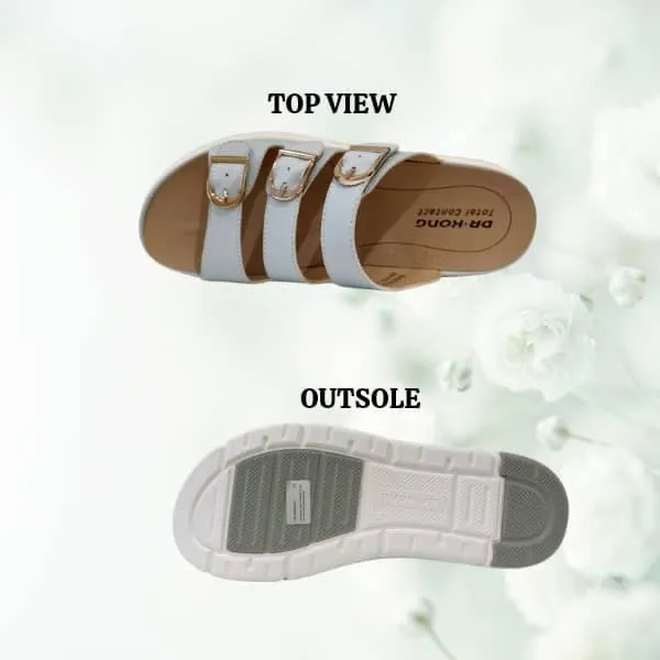 DR.KONG WOMEN REMOVABLE INSOLE SANDALS DK-S8000436-LBU(RP : $169)