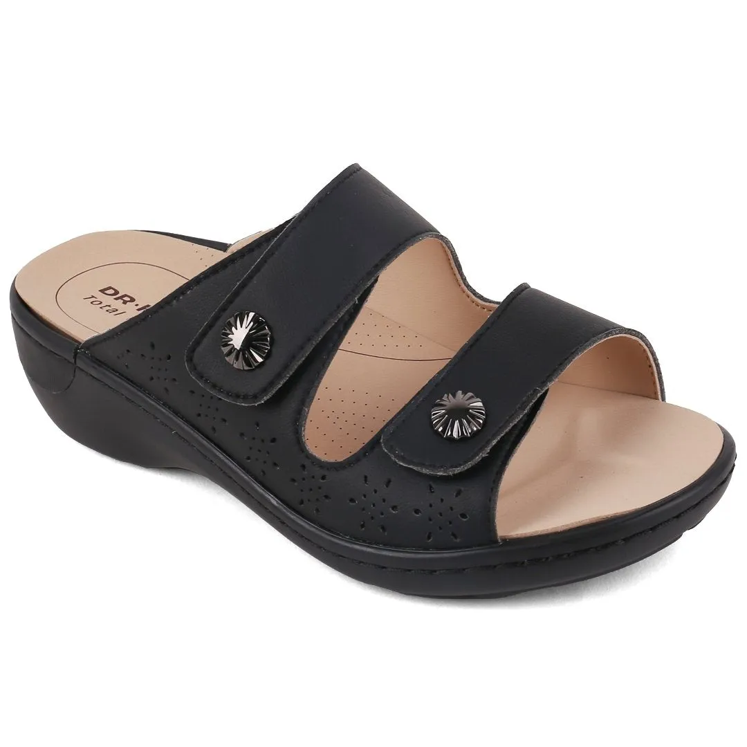 DR.KONG WOMEN REMOVABLE INSOLE SANDALS DK-S8000439E4-BLK(RP : $179)