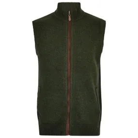 Dubarry Upperwood Mens Wool Blend Gilet - Olive