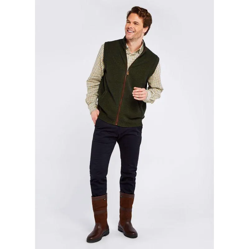 Dubarry Upperwood Mens Wool Blend Gilet - Olive