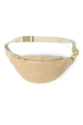 Ecru Teddy Mini Fanny Pack