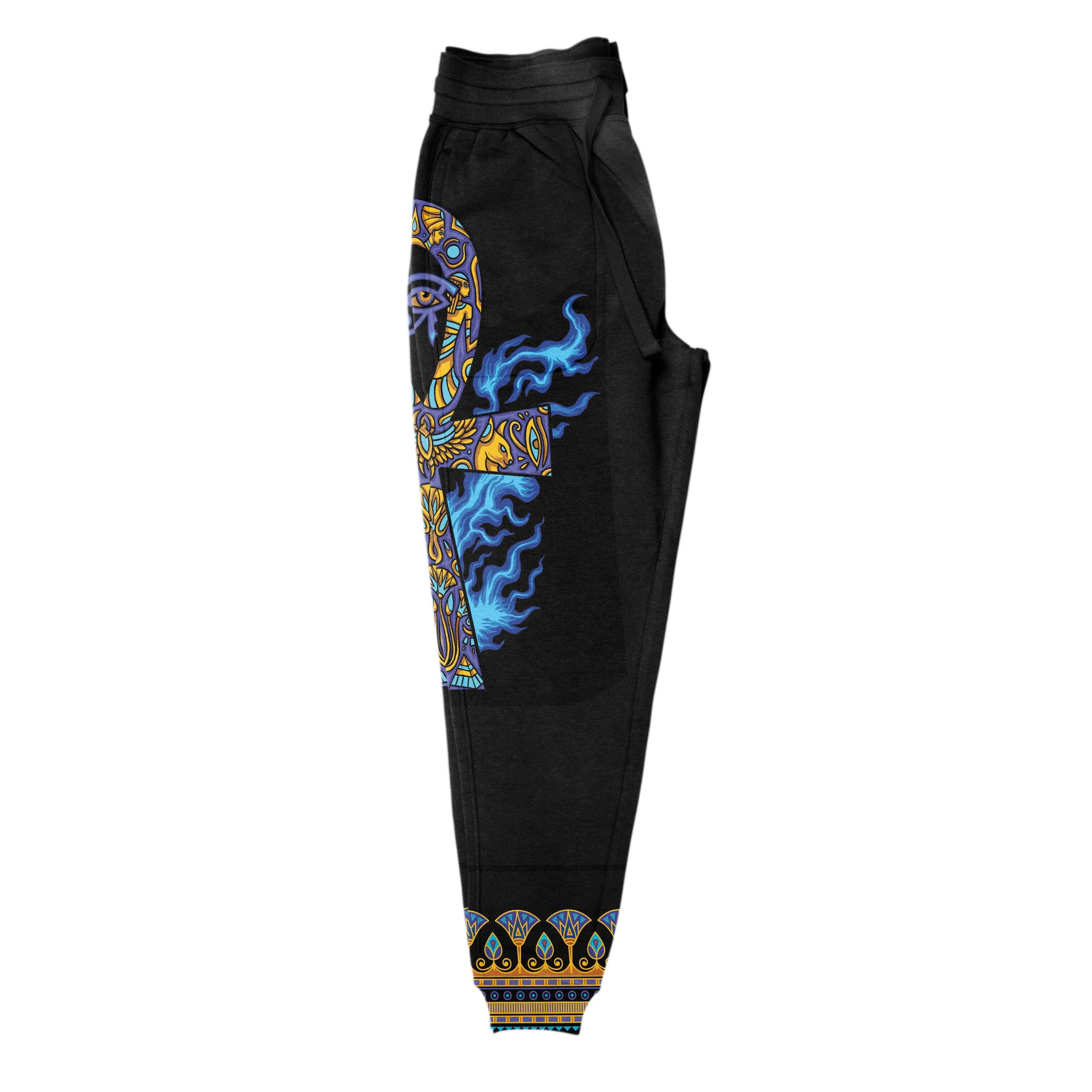 Egyptian Ankh Ft Eye Of Ra All-over Hoodie And Joggers Set