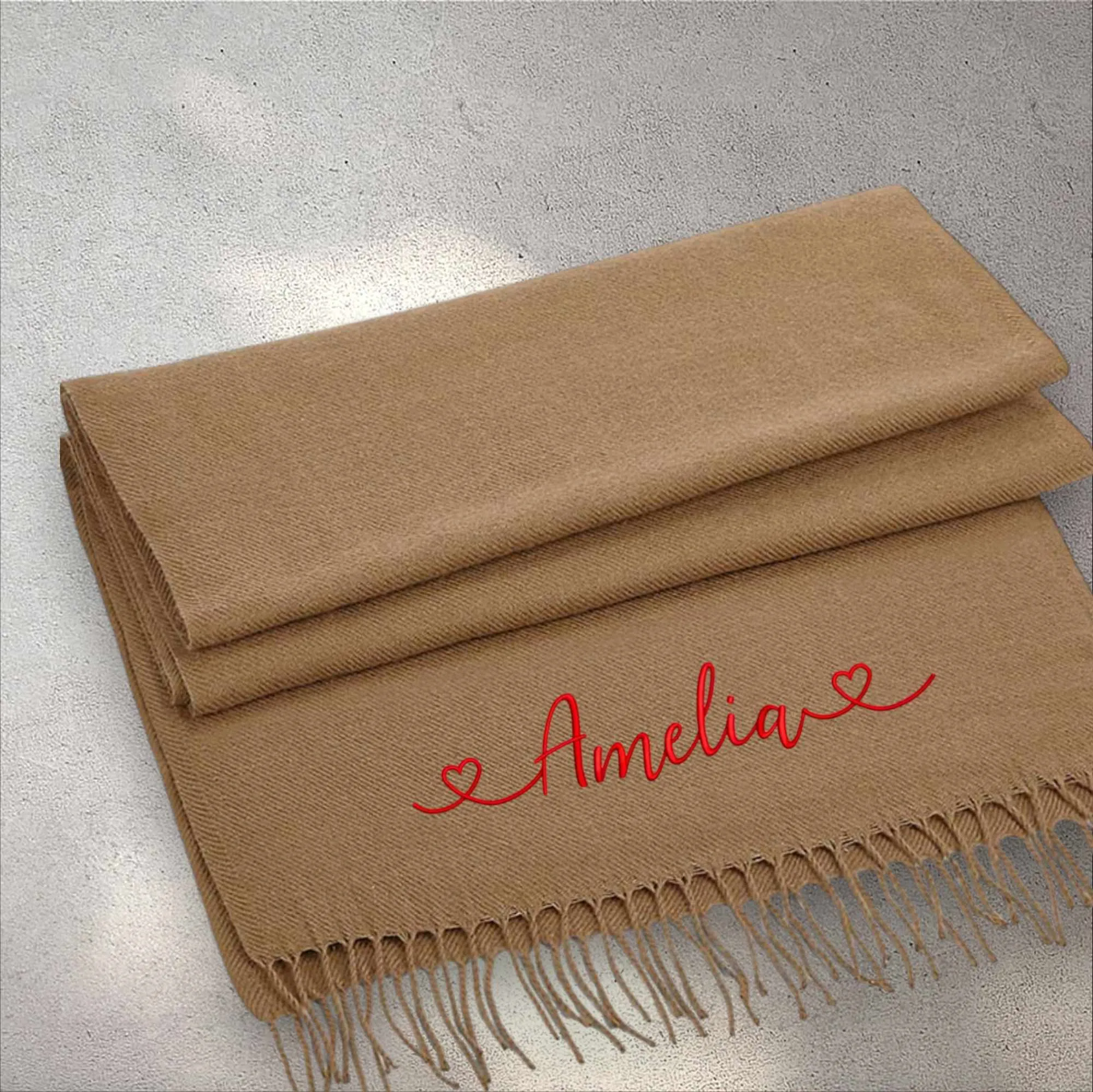 Embroidered Scarf