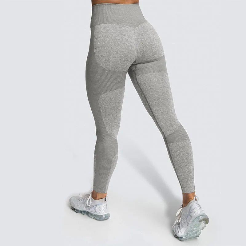 European and American Seamless Hip-Lifting Moisture Wicking Yoga Pants Sportswear Fitness Pants Hip-Showing Tights for Women