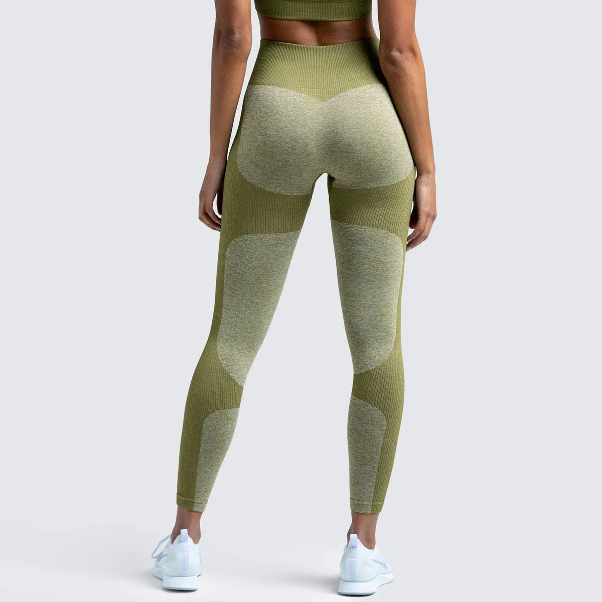 European and American Seamless Hip-Lifting Moisture Wicking Yoga Pants Sportswear Fitness Pants Hip-Showing Tights for Women