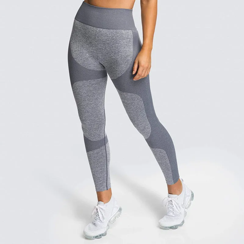 European and American Seamless Hip-Lifting Moisture Wicking Yoga Pants Sportswear Fitness Pants Hip-Showing Tights for Women