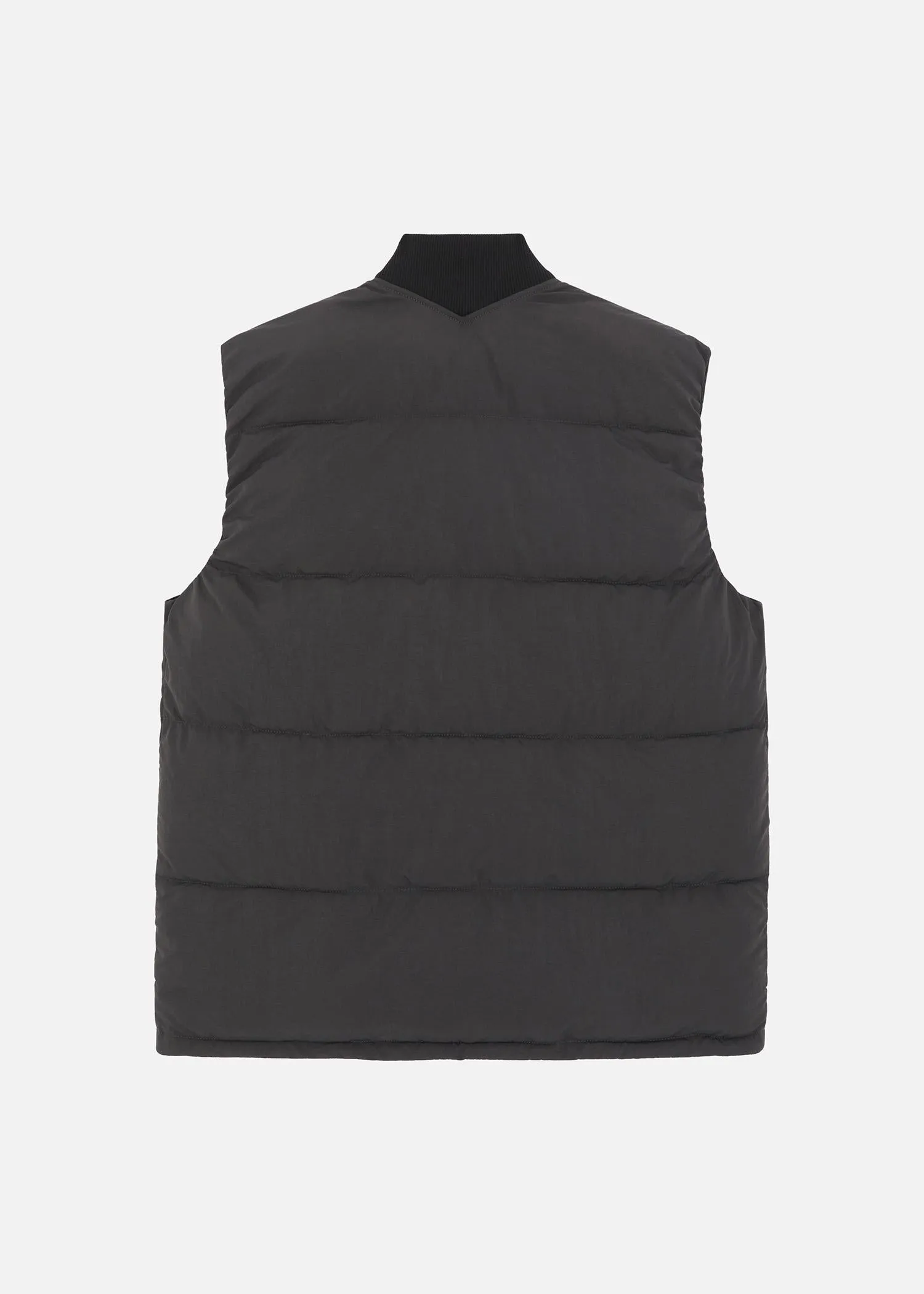 FILLED GILET DARK GREY