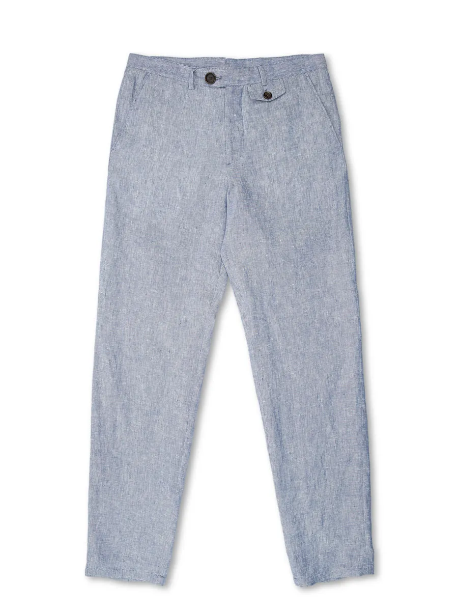 Fishtail Trousers Trinitey Sky Blue