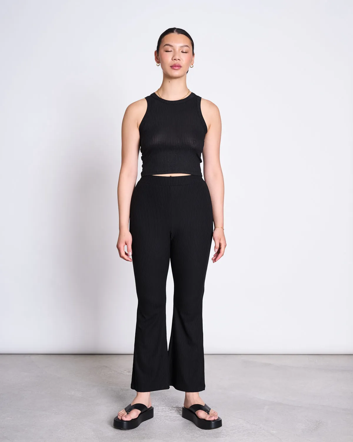 FLARED PANTS COVE BLACK