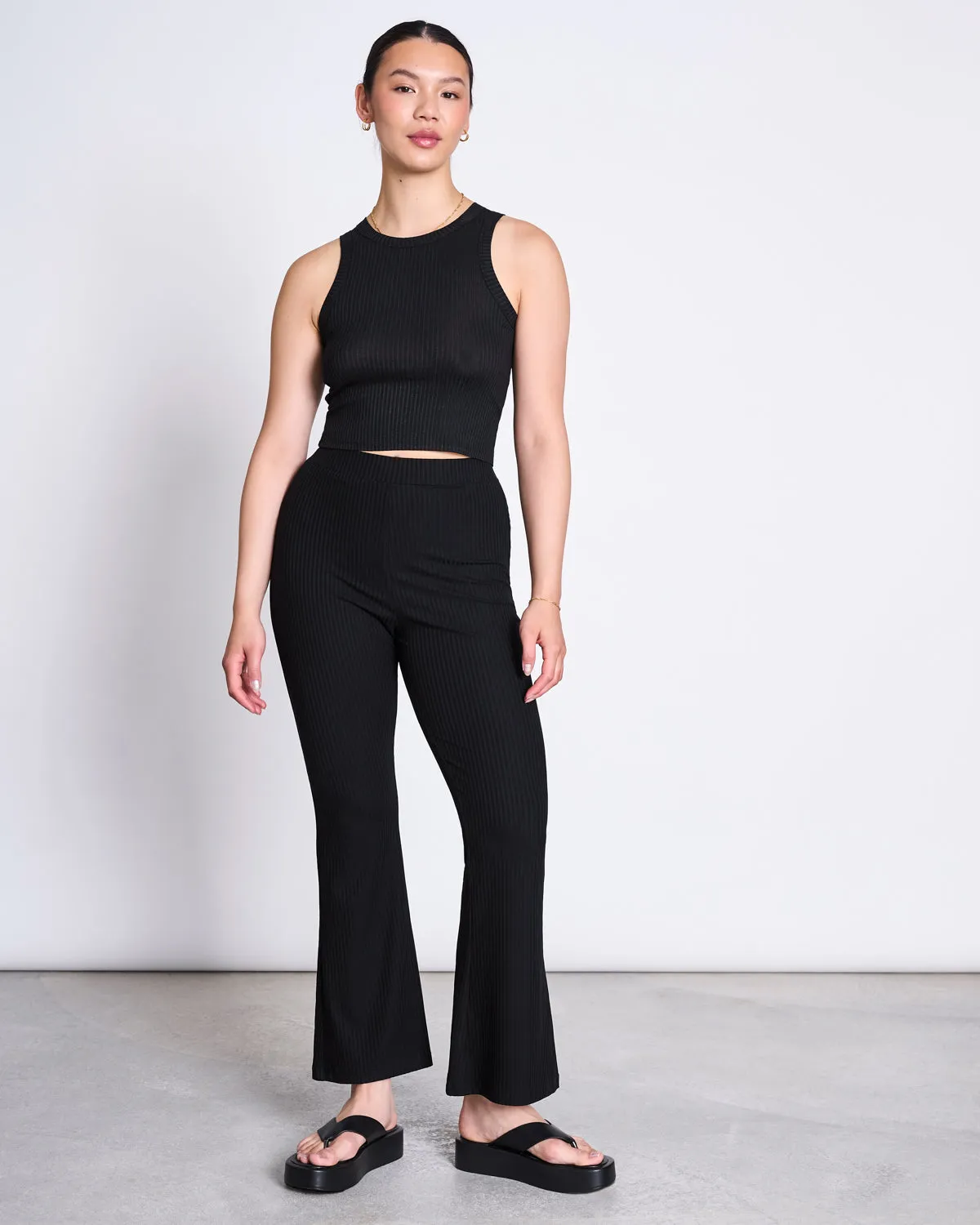 FLARED PANTS COVE BLACK