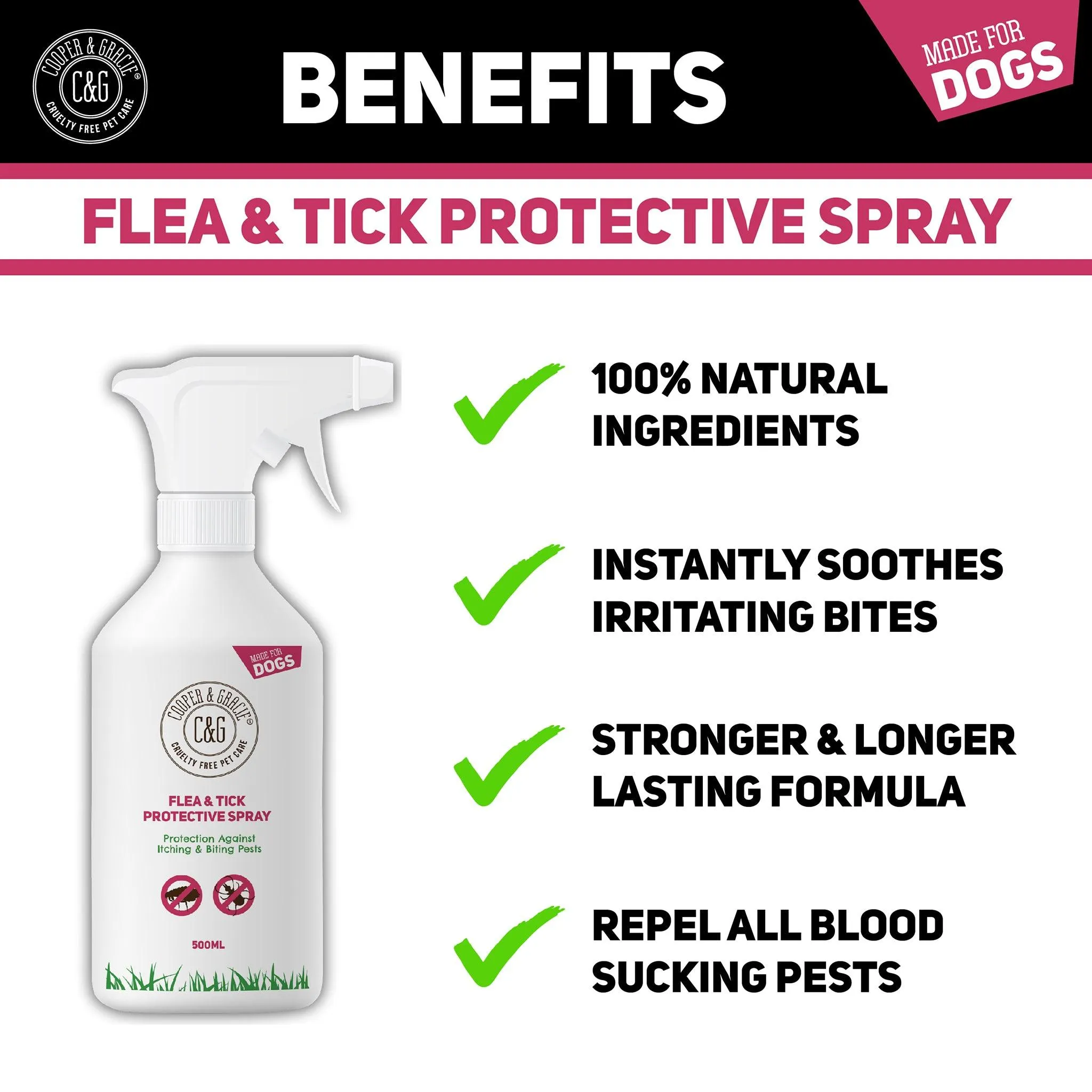 Flea and Tick Spray for Dogs