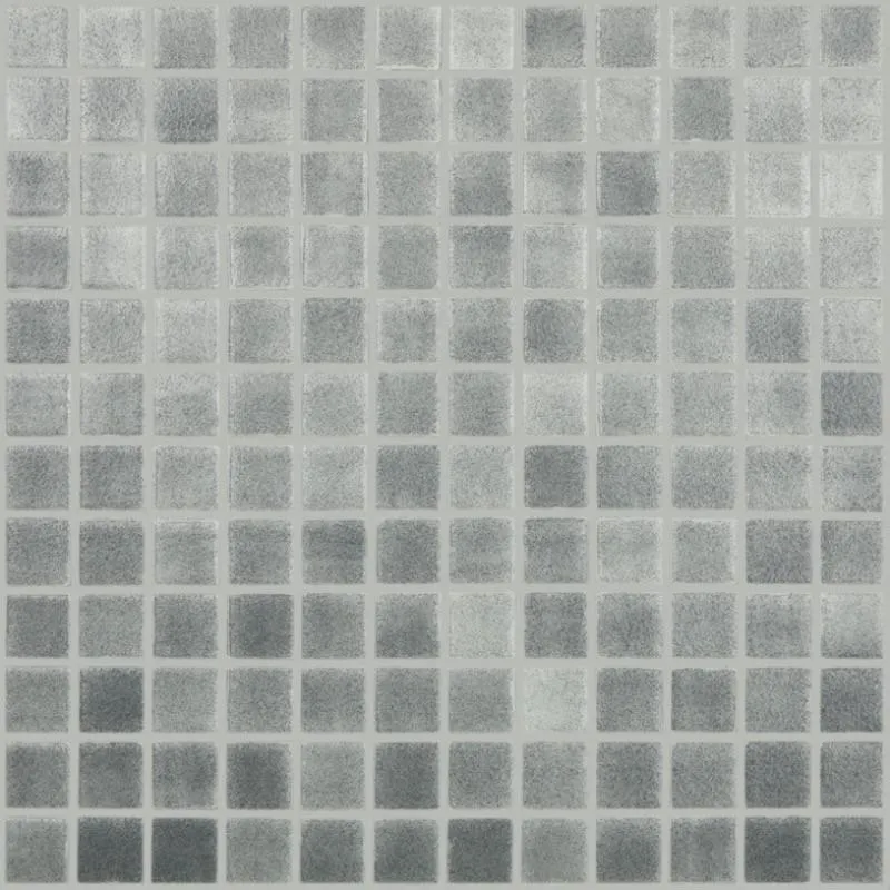 Fog Dark Gray Slip Resistant, 1" x 1" - Glass Tile