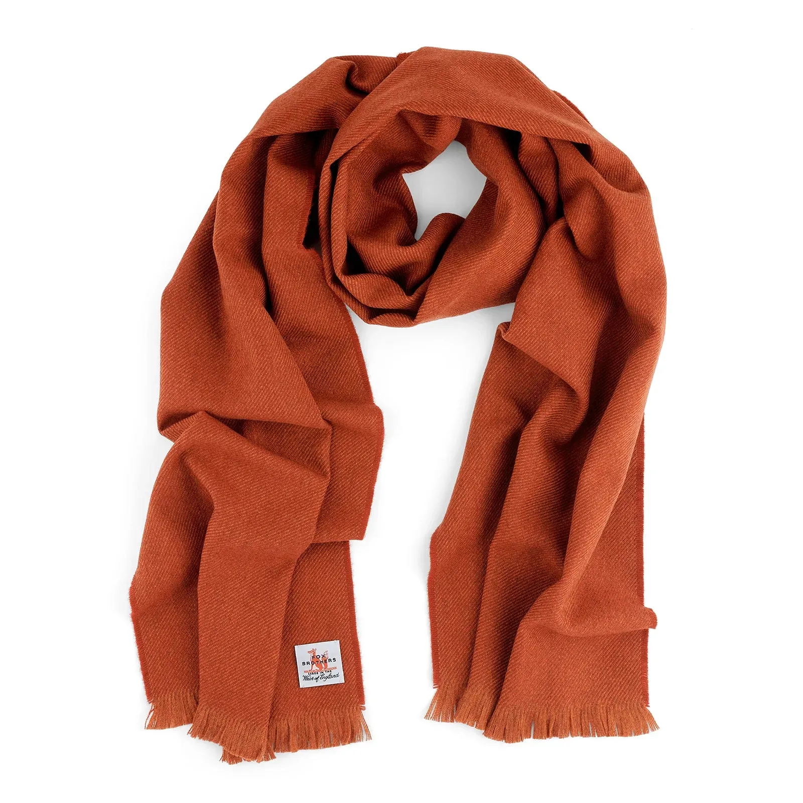 Fox Brothers Merino/Cashmere Classic Fox Scarf