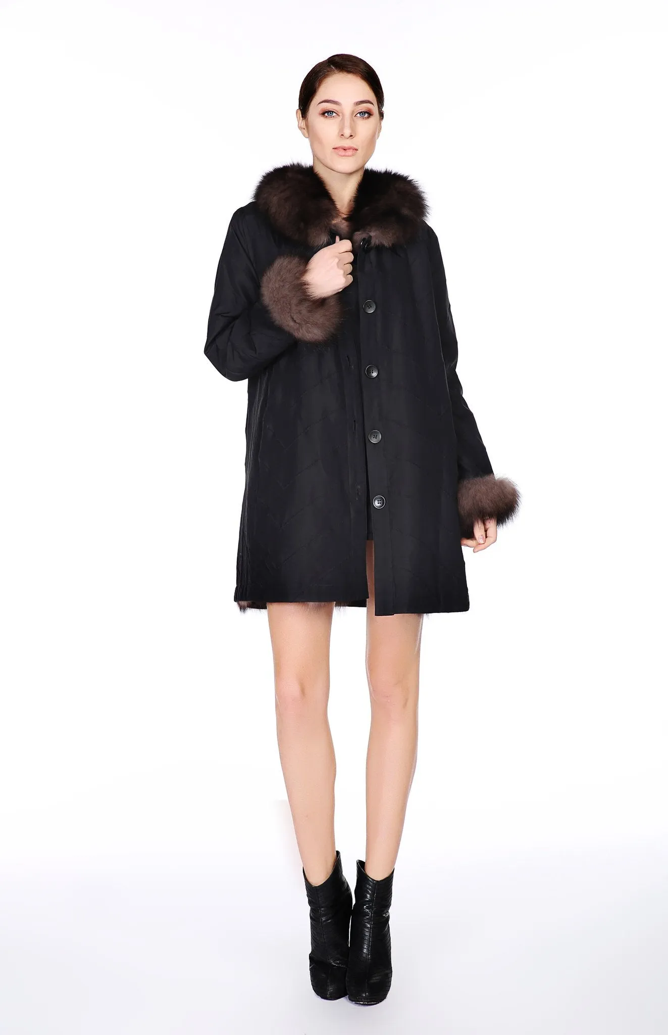 Fox Fur Coat (Reversible)