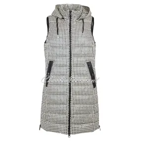 Frandsen Houndstooth Gilet - 517-621-12 (Black / Cream)