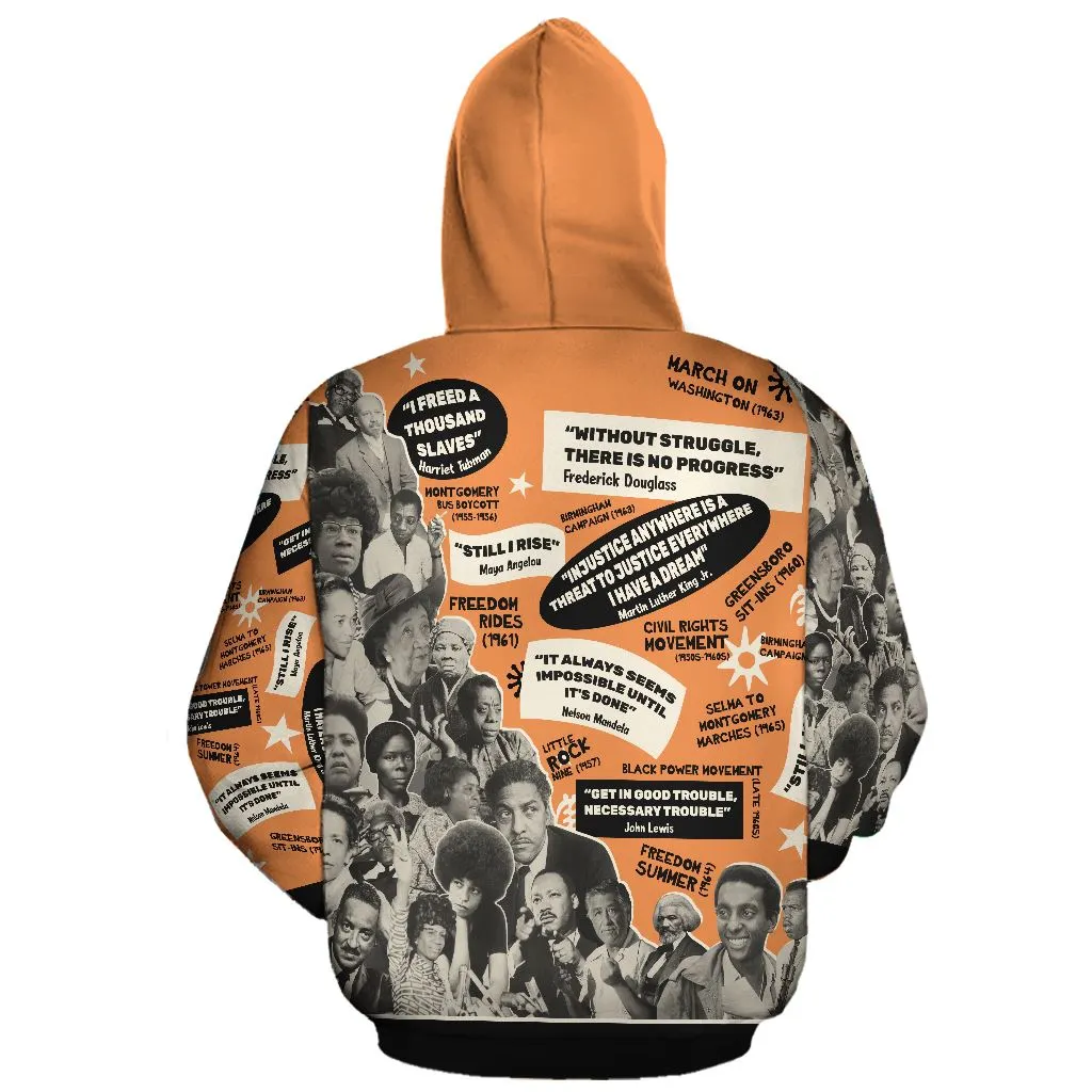 Freedom Threads Civil Rights Edition All-over Hoodie and Joggers Set