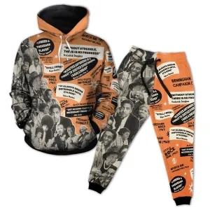 Freedom Threads Civil Rights Edition All-over Hoodie and Joggers Set