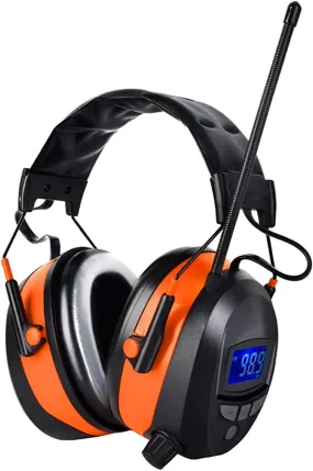 GARDTECH Radio Ear Muffs with Bluetooth, Industry Wireless Safety Hearing Protection Earmuffs, Lawn Mowing Headphones