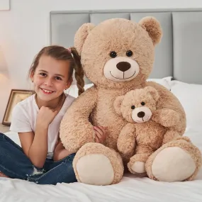 Giant Mommy Bear and Baby Stuffed Animal Toy, 39 Inches