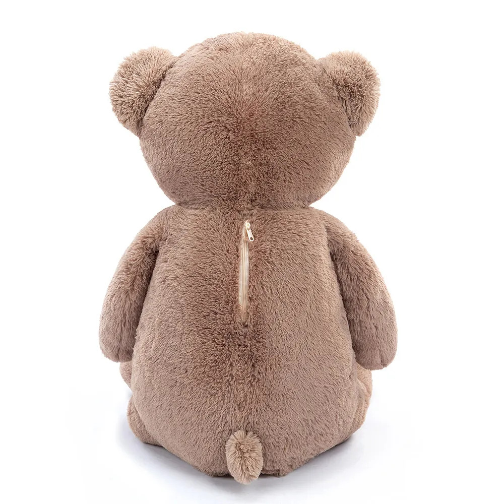 Giant Teddy Bear Stuffed Animal Toy, Brown, 40 Inches