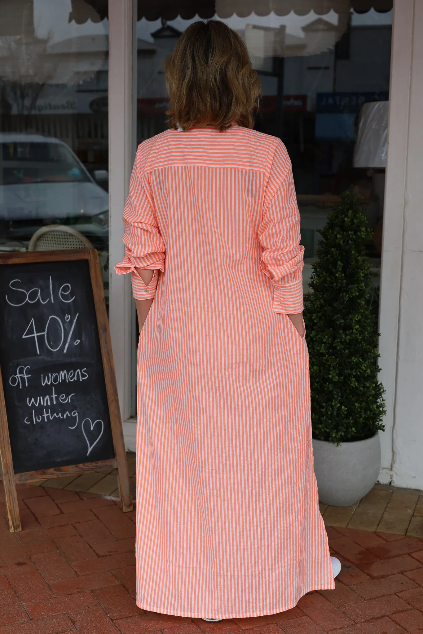 Grace and May Maxi Shirt Dress