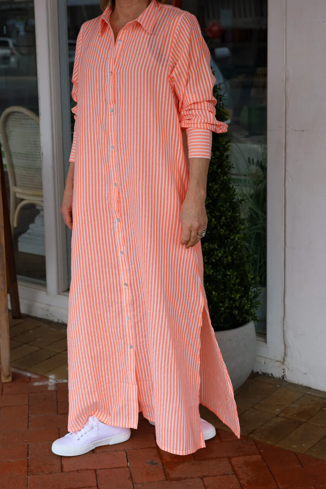 Grace and May Maxi Shirt Dress