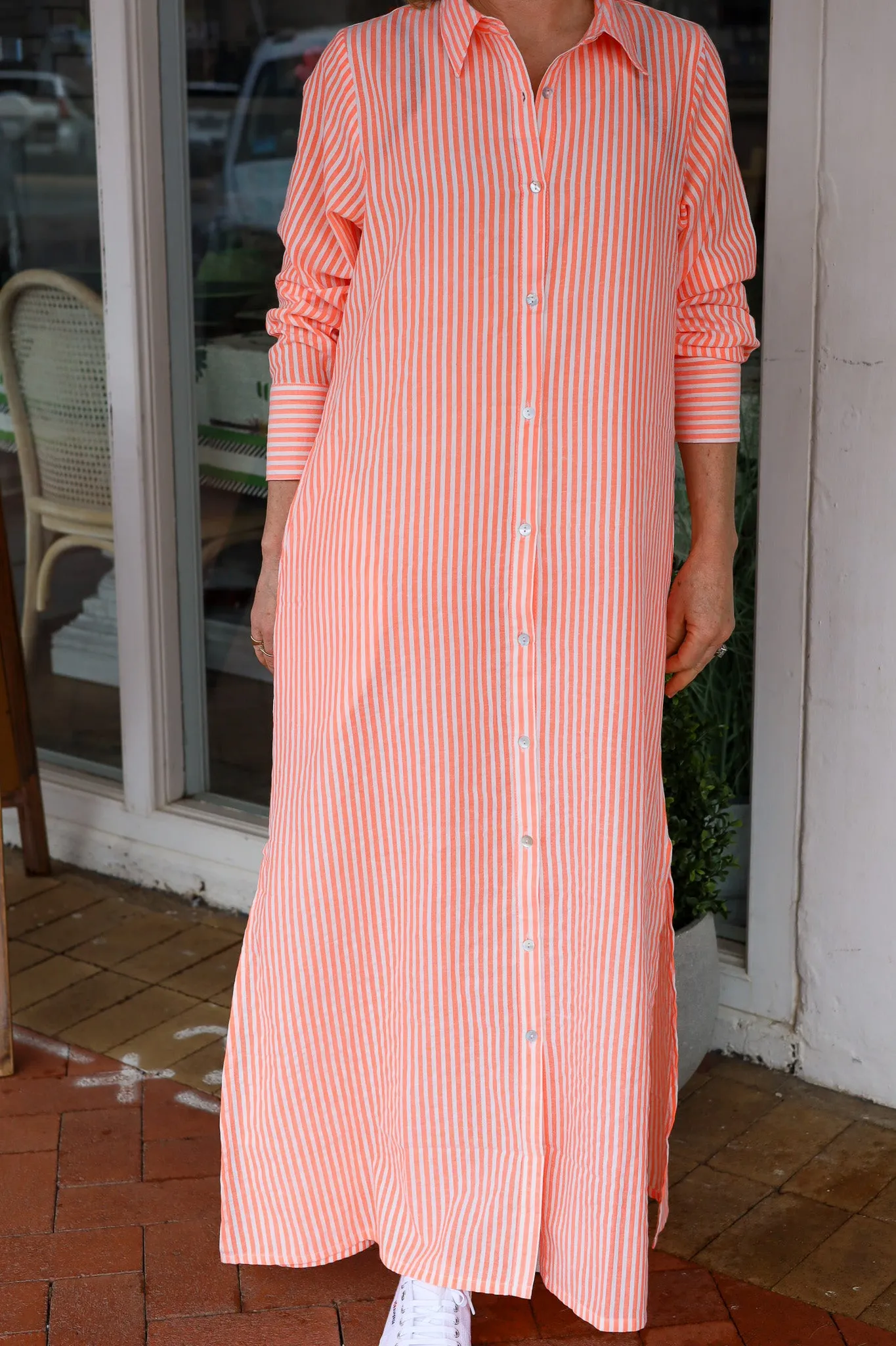 Grace and May Maxi Shirt Dress