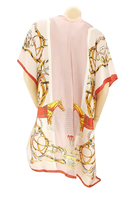 Horse Print Kimono