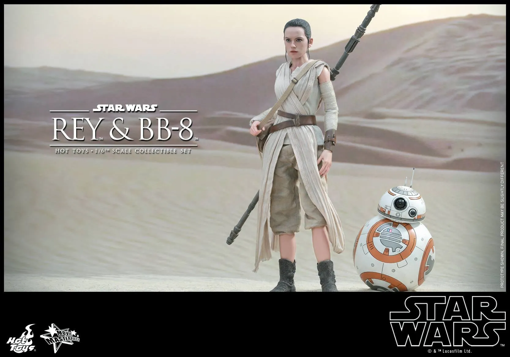 Hot Toys -  MMS337 – Star Wars: The Force Awakens – Rey & BB-8 Collectibles Set