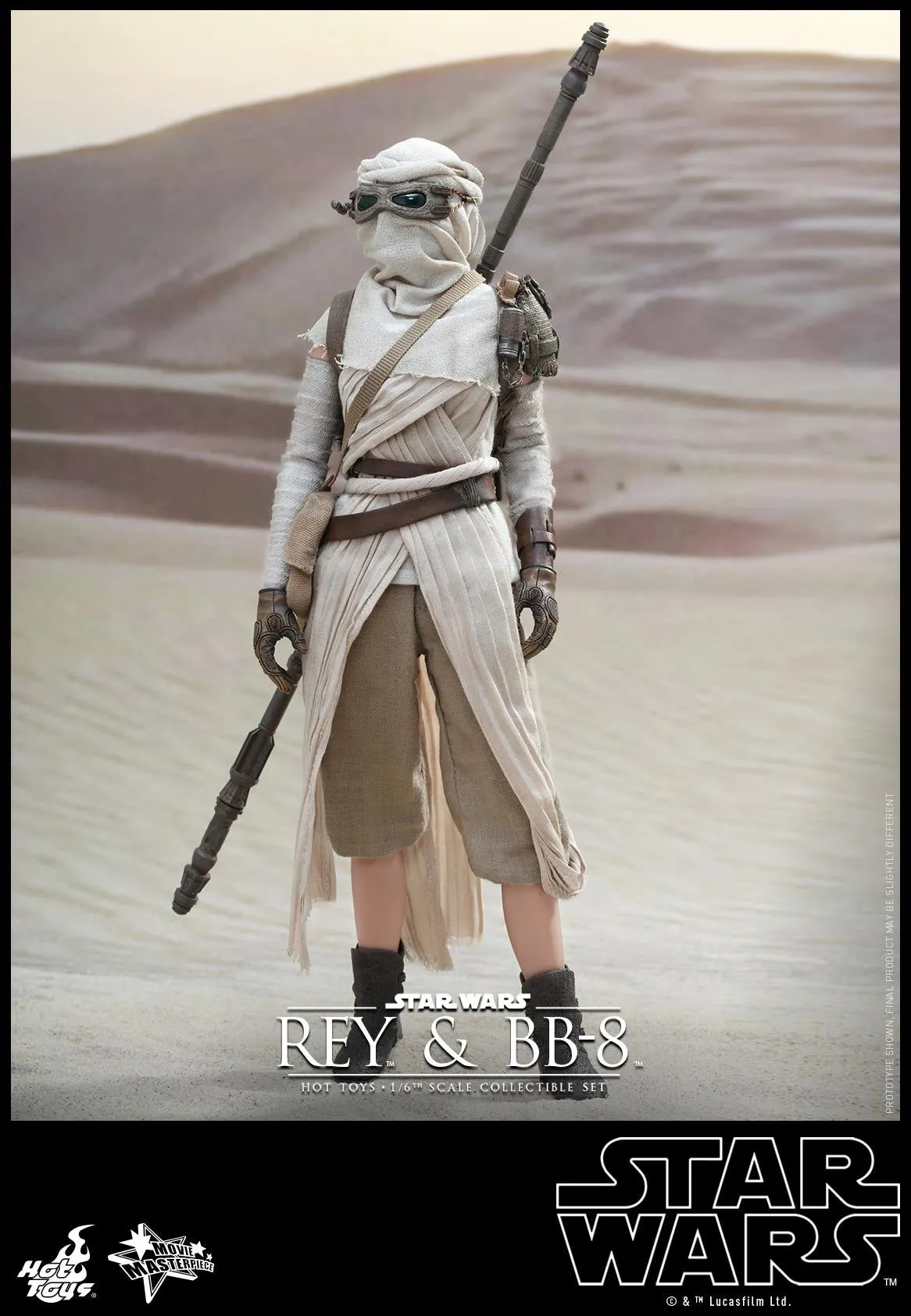 Hot Toys -  MMS337 – Star Wars: The Force Awakens – Rey & BB-8 Collectibles Set