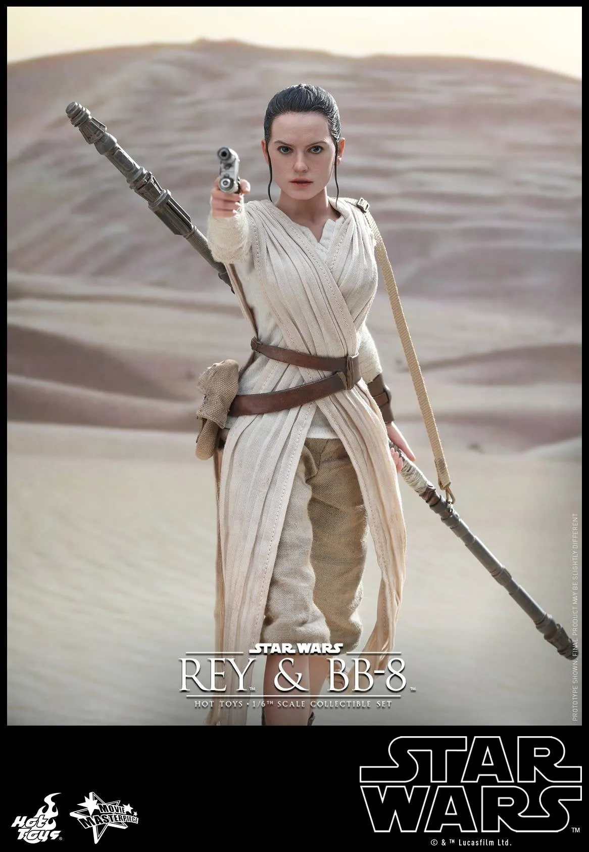 Hot Toys -  MMS337 – Star Wars: The Force Awakens – Rey & BB-8 Collectibles Set