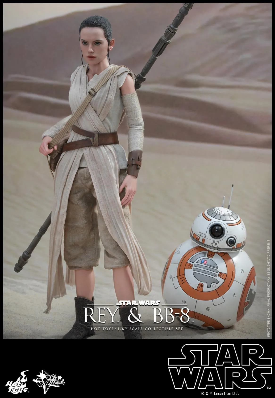 Hot Toys -  MMS337 – Star Wars: The Force Awakens – Rey & BB-8 Collectibles Set