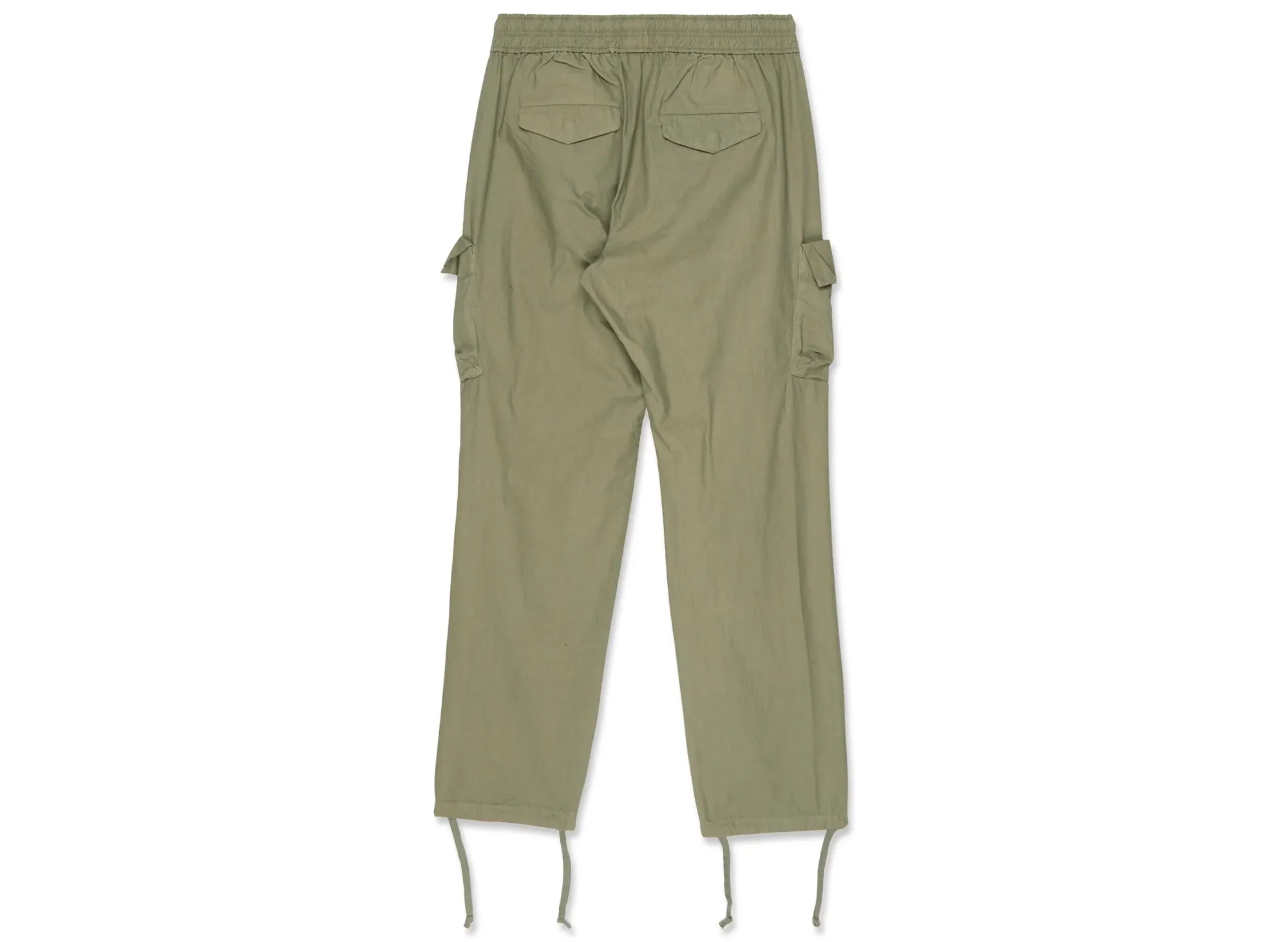 John Elliott Back Sateen Cargo Pants in Olive