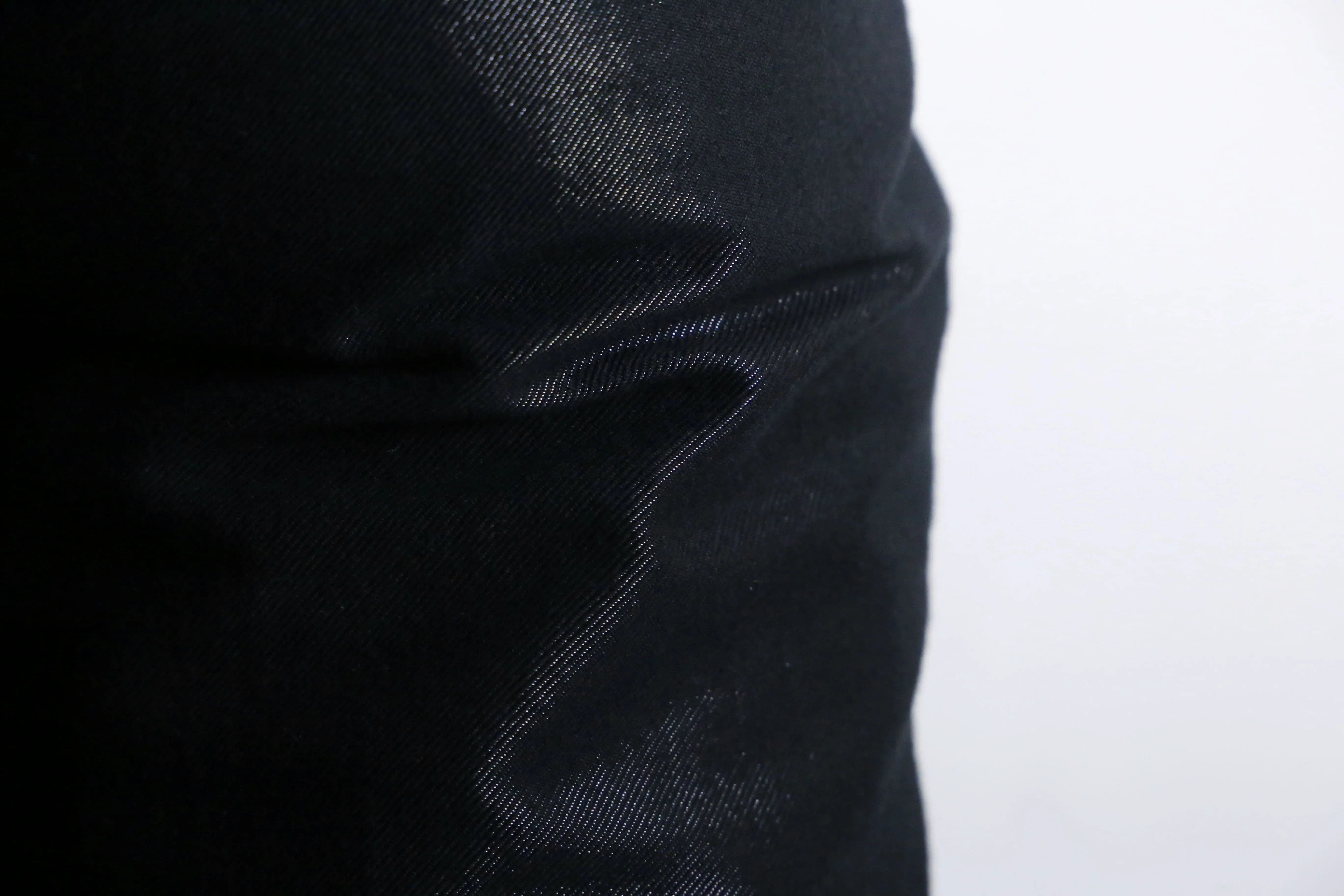 “John Galliani” metallic black flare pants