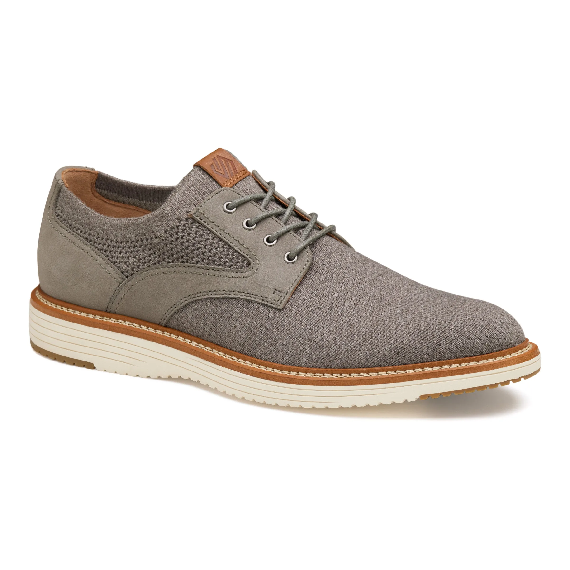 Johnston & Murphy - Upton Knit Plain Toe Grey