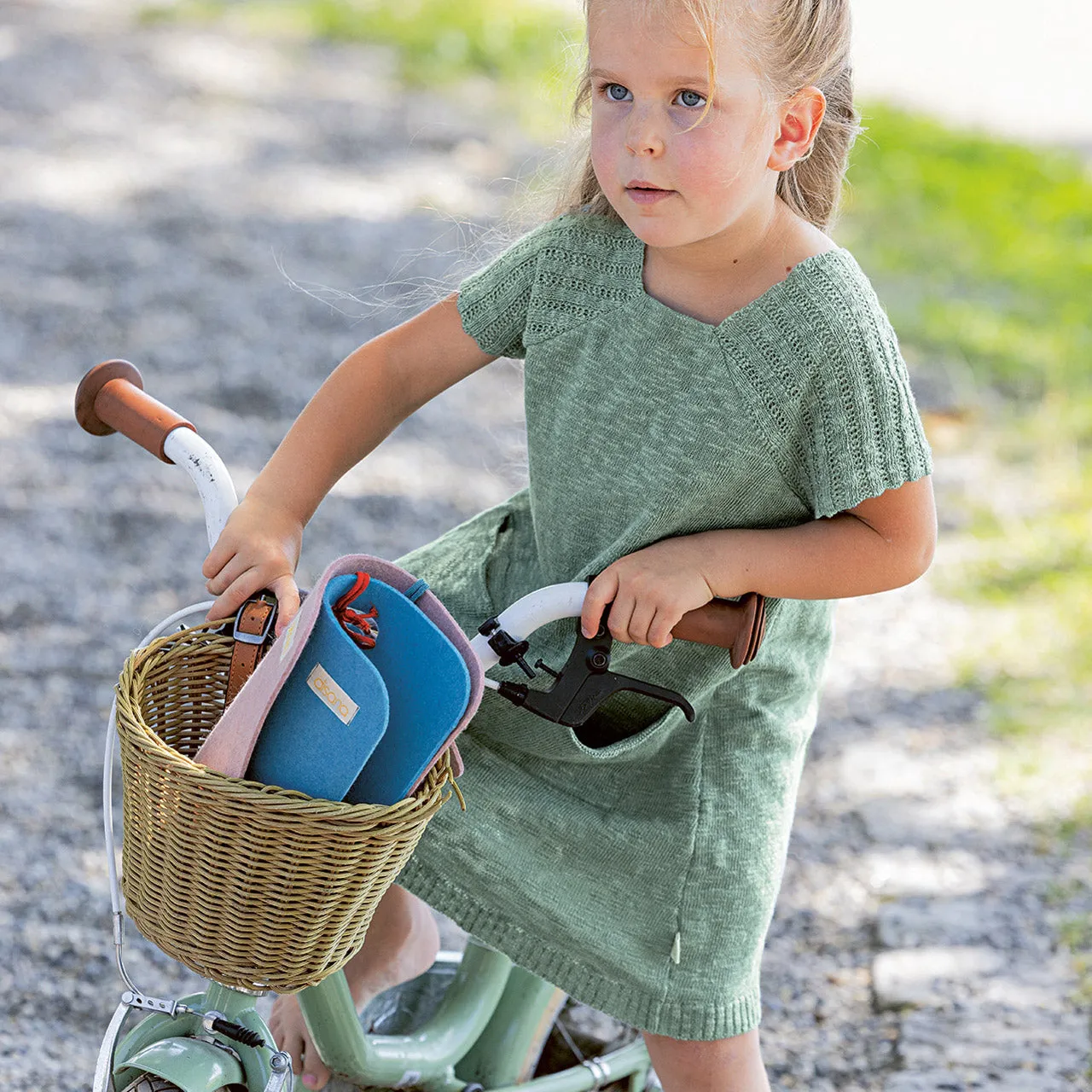 Kids Knitted Summer Pocket Dress - Organic Linen/Cotton (1-10y) *Pre-order