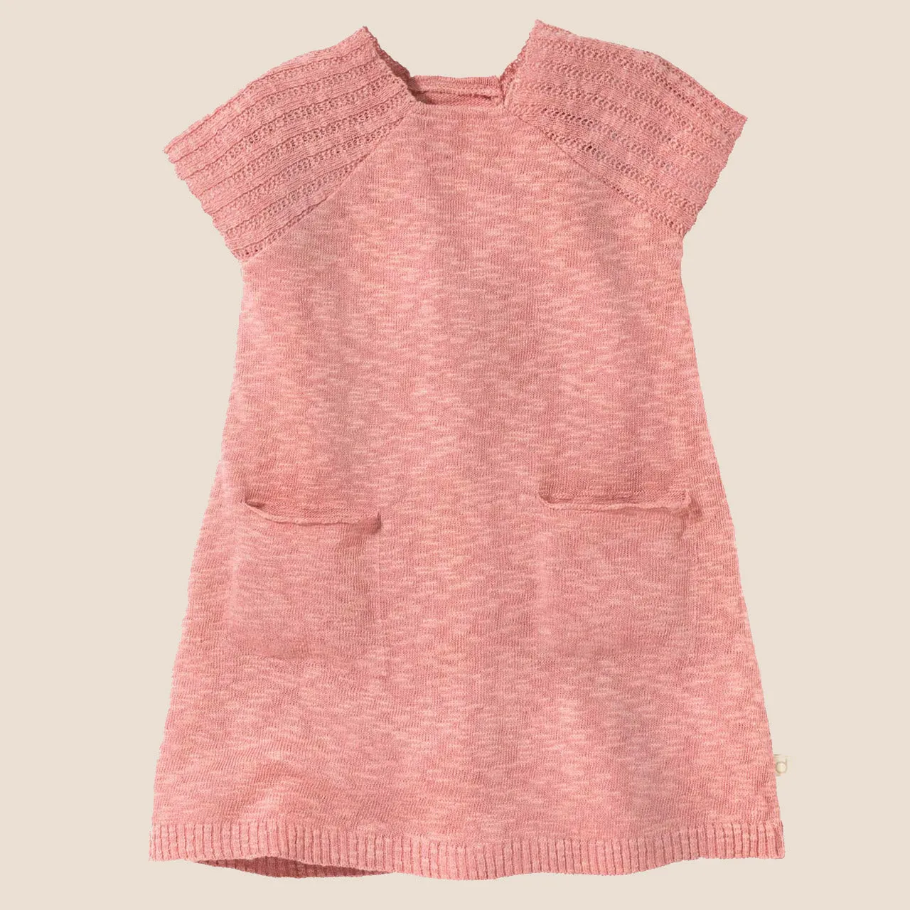 Kids Knitted Summer Pocket Dress - Organic Linen/Cotton (1-10y) *Pre-order