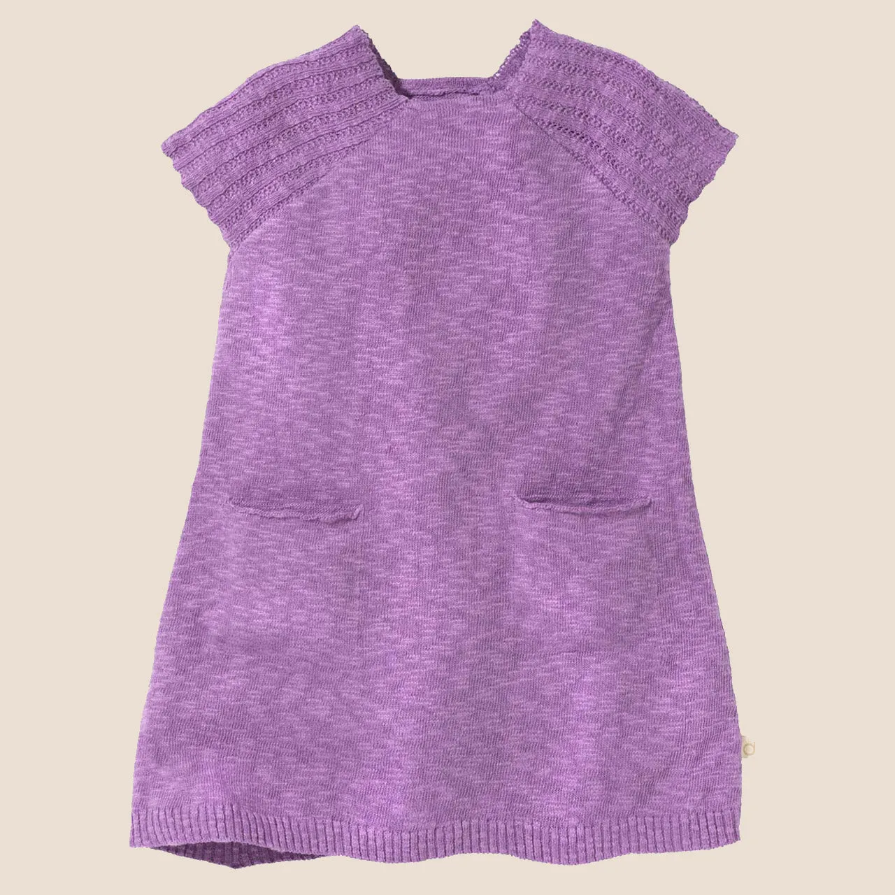 Kids Knitted Summer Pocket Dress - Organic Linen/Cotton (1-10y) *Pre-order