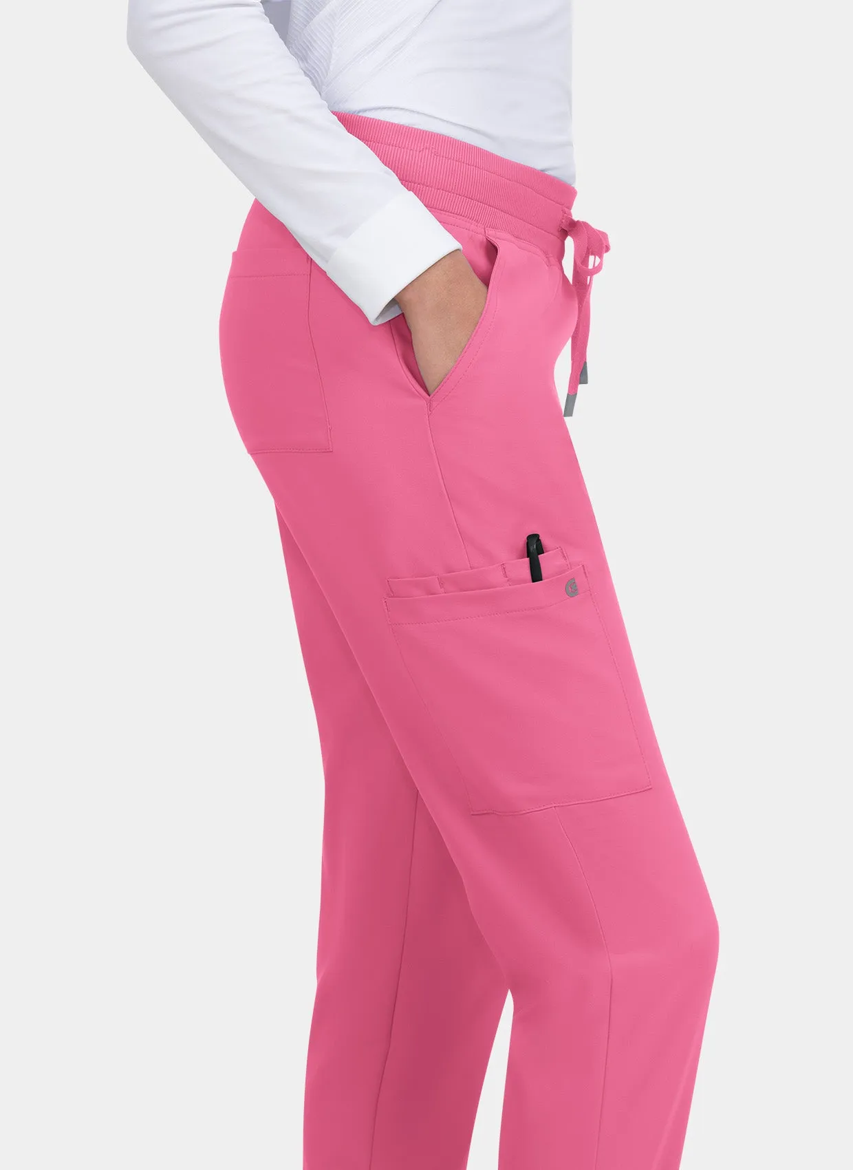 Koi Cureology Pulse Scrub Joggers - Carnation