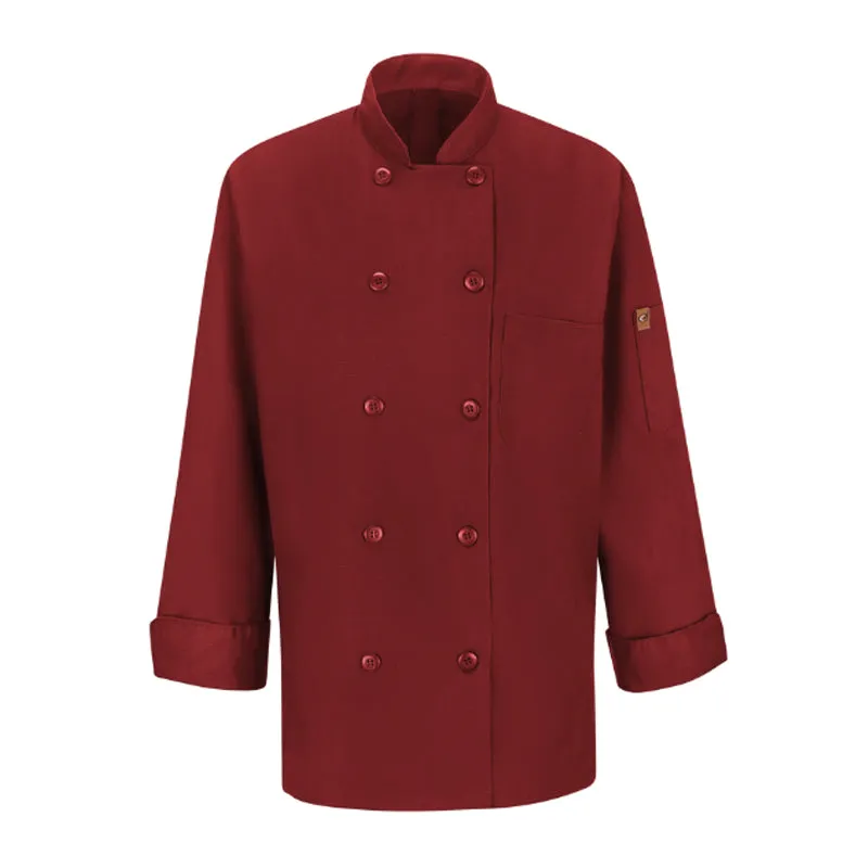 Ladies' Long Sleeve Chef Coat